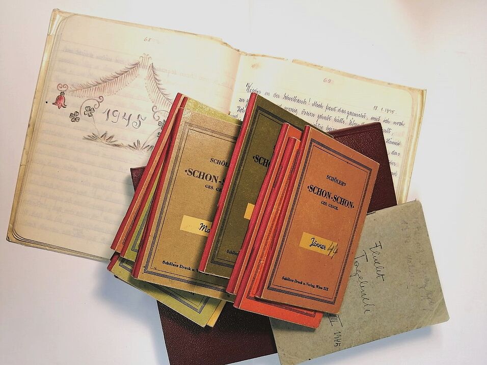 Tagebücher aus dem Bestand der Sammlung Frauennachlässe (SFN NL 95 und NL 118) - © Li Gerhalter